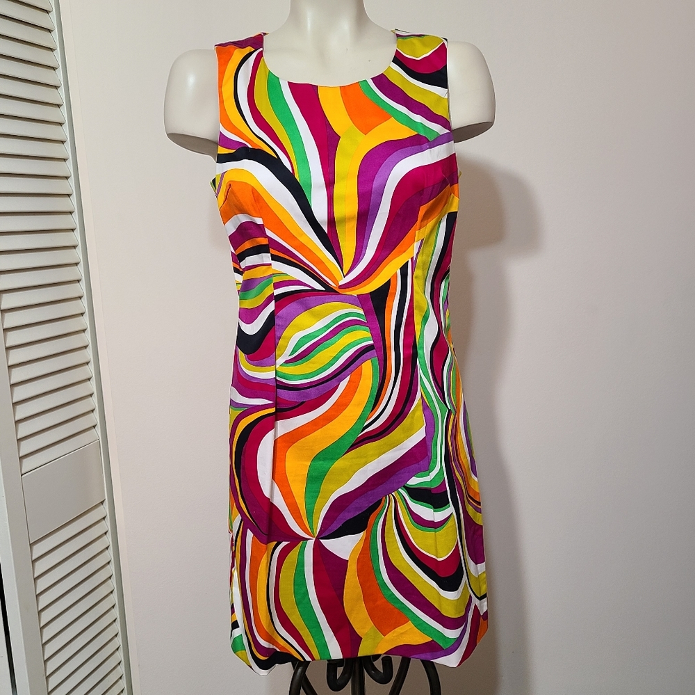 Groovy 60's style sheath dress 6P